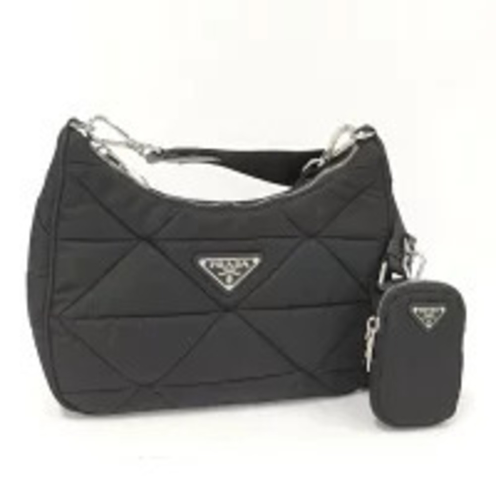 Prada Padded Shoulder Bag Black
